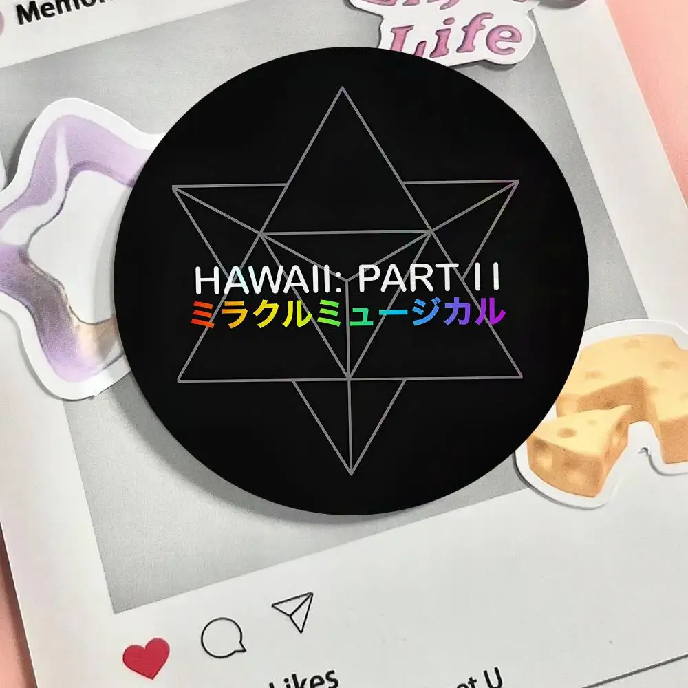 Music Album Hawaii Part Ii Round Badge Creative Brooch Clothing Backpack Accessories Lapel Pin