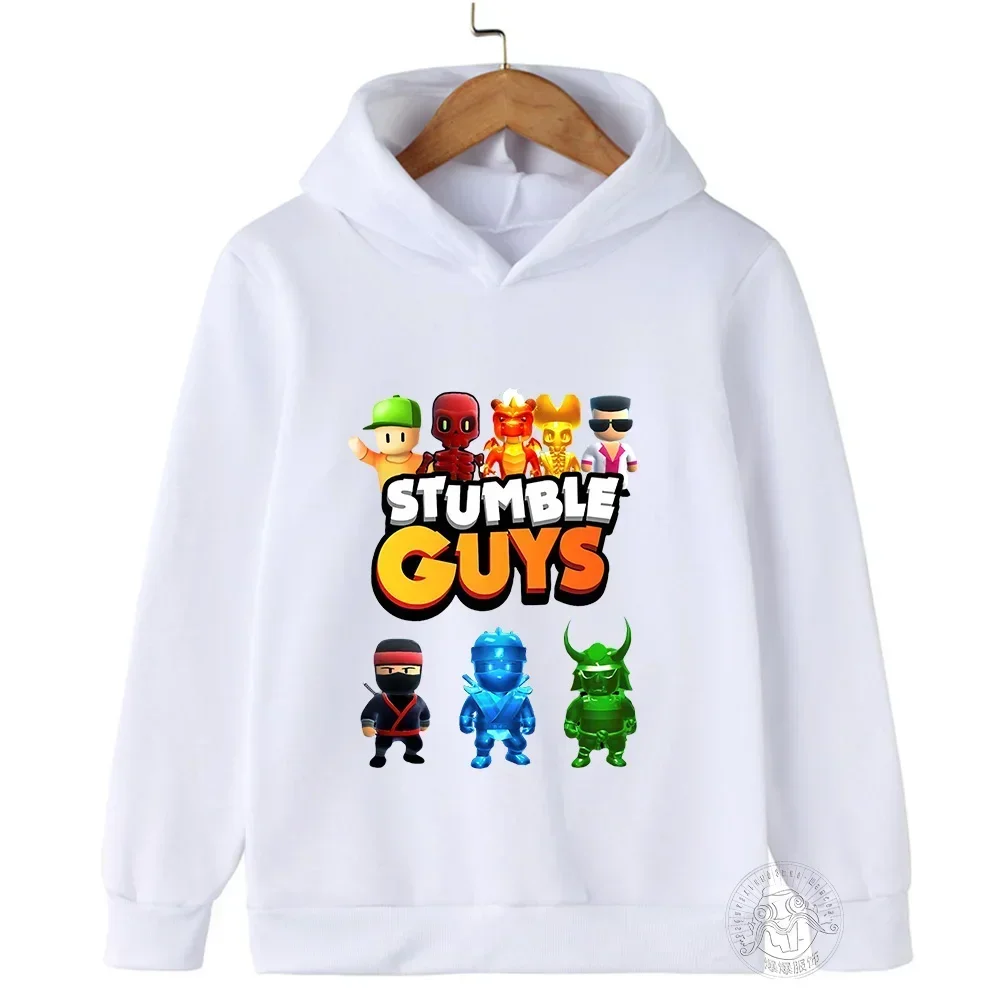 Bambini Anime inciampa ragazzi felpe con cappuccio Pullover a maniche lunghe ragazzi ragazze gioco stampa felpe con cappuccio inciampa ragazzi