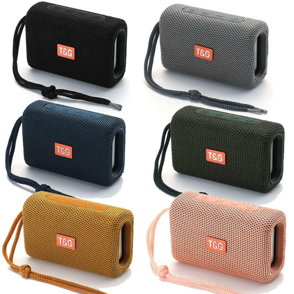 TG313 Mini Wireless Stereo Speaker Portable BT 5.0 Waterproof IPX5 SoundBox Outdoor Boombox TF FM USB Loudspeaker Music Players