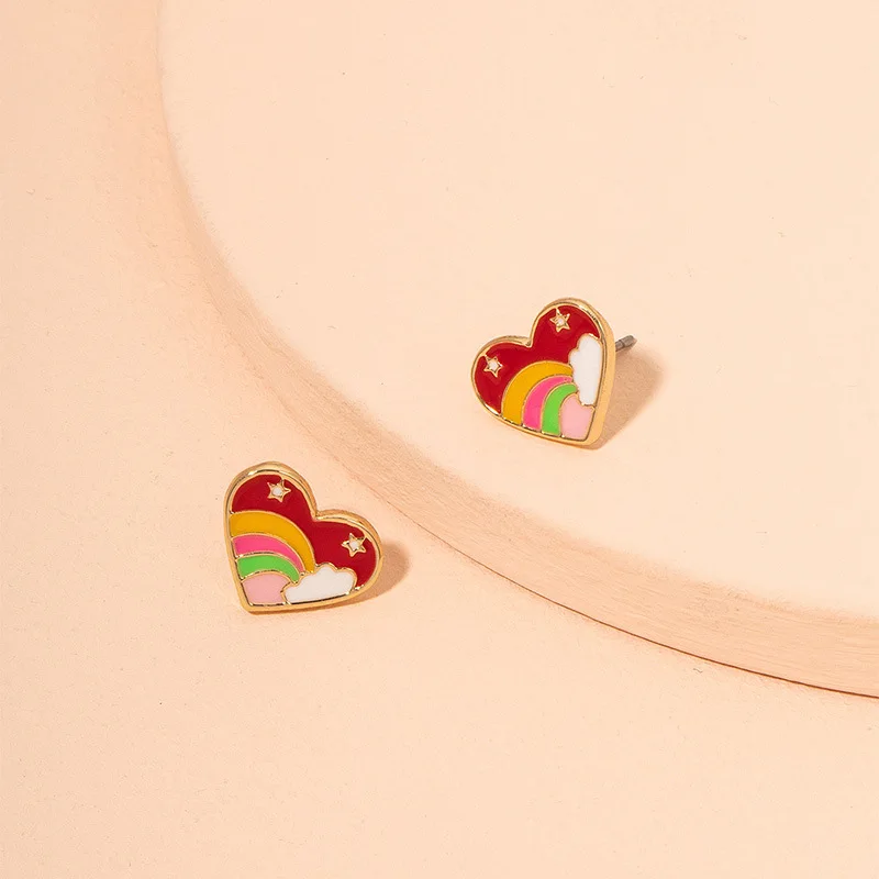 

LGBT Rainbow Stud Earrings