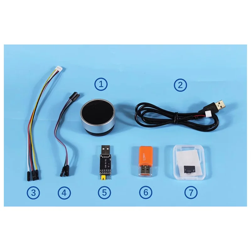 

A50U 1.28" 240X 240 Round Smart Screen Serial Port IPS TFT LCD Module 240X240 Circular Knob Display