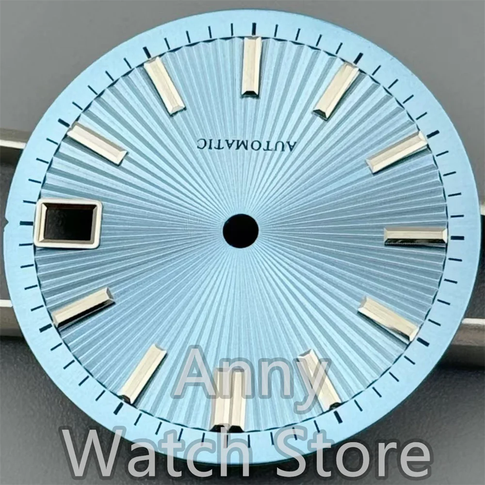 29mm Radioactive Pattern Watch Dial Sky Blue Olive Green Red Cocktail Sterile Face Fit NH35 NH36 Watch Modified Accessories Part