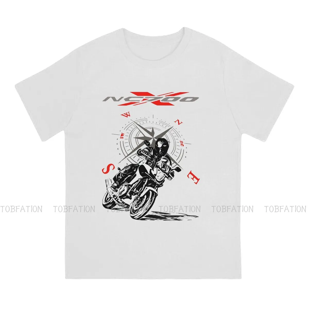 Adventure Motorcycle Tour NC700X  T Shirt Classic Graphic Summer Oversized Cotton Men\'s Clothing Harajuku Crewneck TShirt