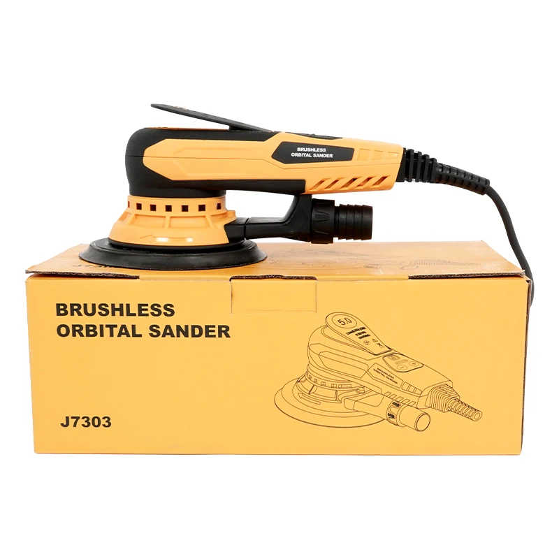 6 Inch Brushless Sander 5mm Electric Random Orbit Sander With Vacuum Function  Car Wood Working