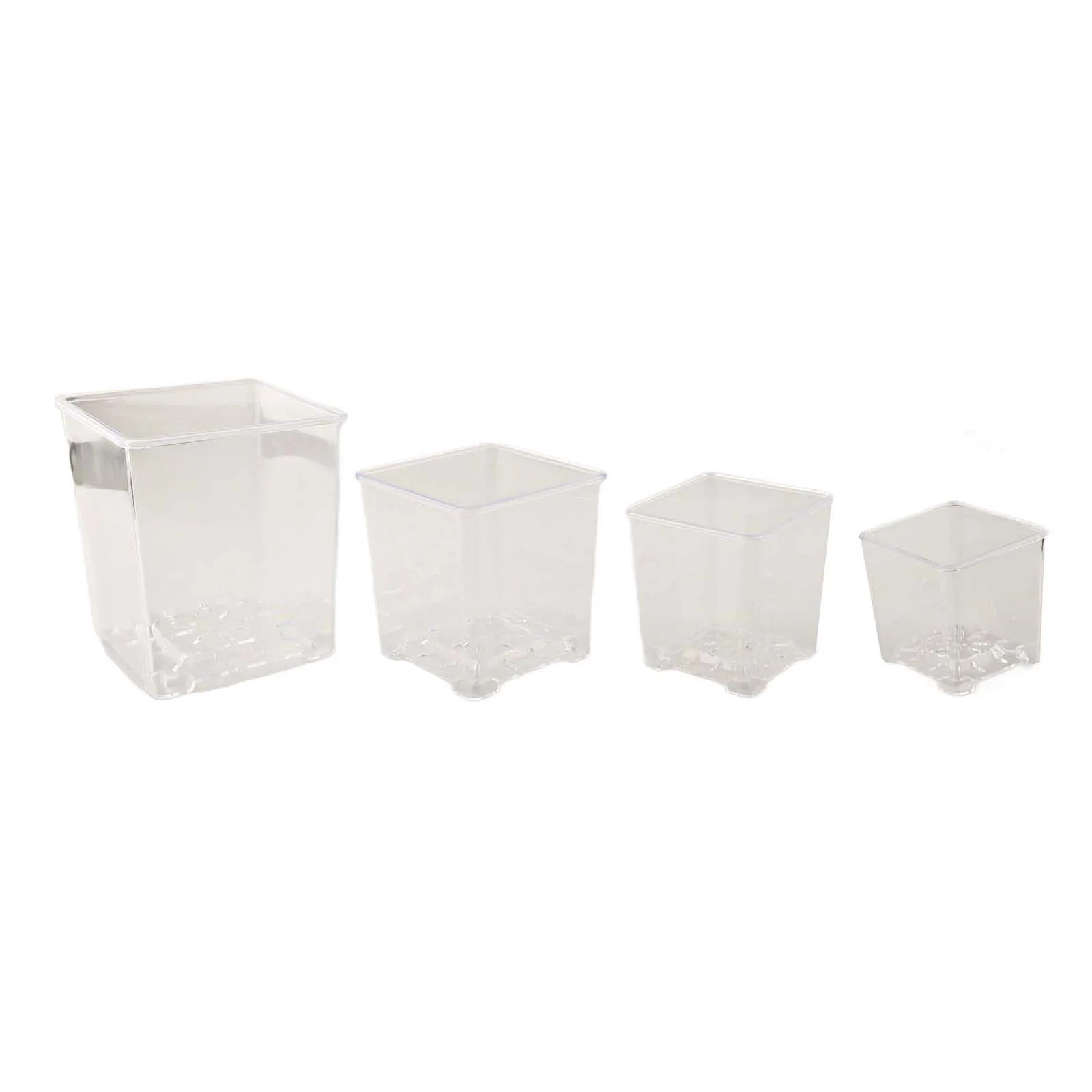 for acrylic Flowerpots Clear Nursery Pots Garden Decoration Elegant for Home Aesthetic Modern Garden Decor Easy Plant Care