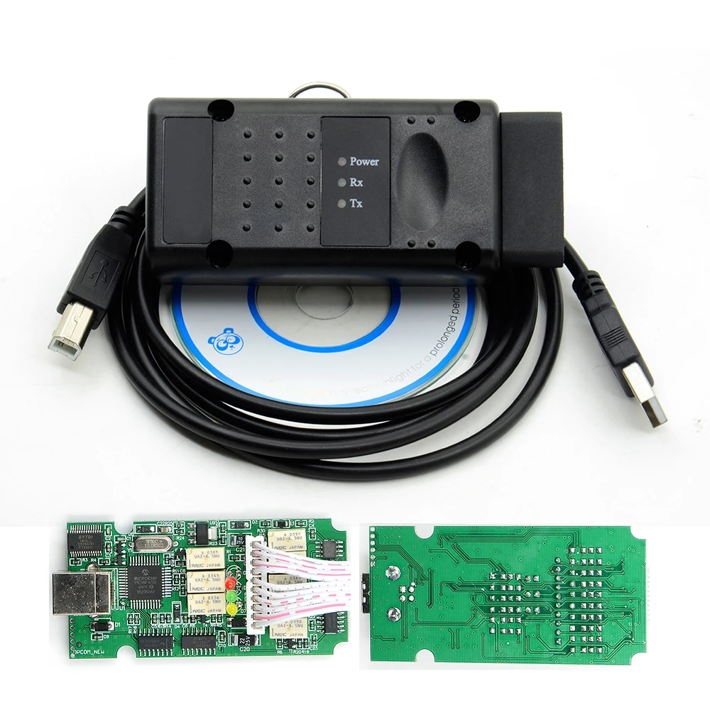 OPCOM V5 For Opel OP COM 1.70 flash firmware update Car Diagnostic Cable OP-COM PIC18F458 CAN BUS OBD 2 OBD2 Auto Tools