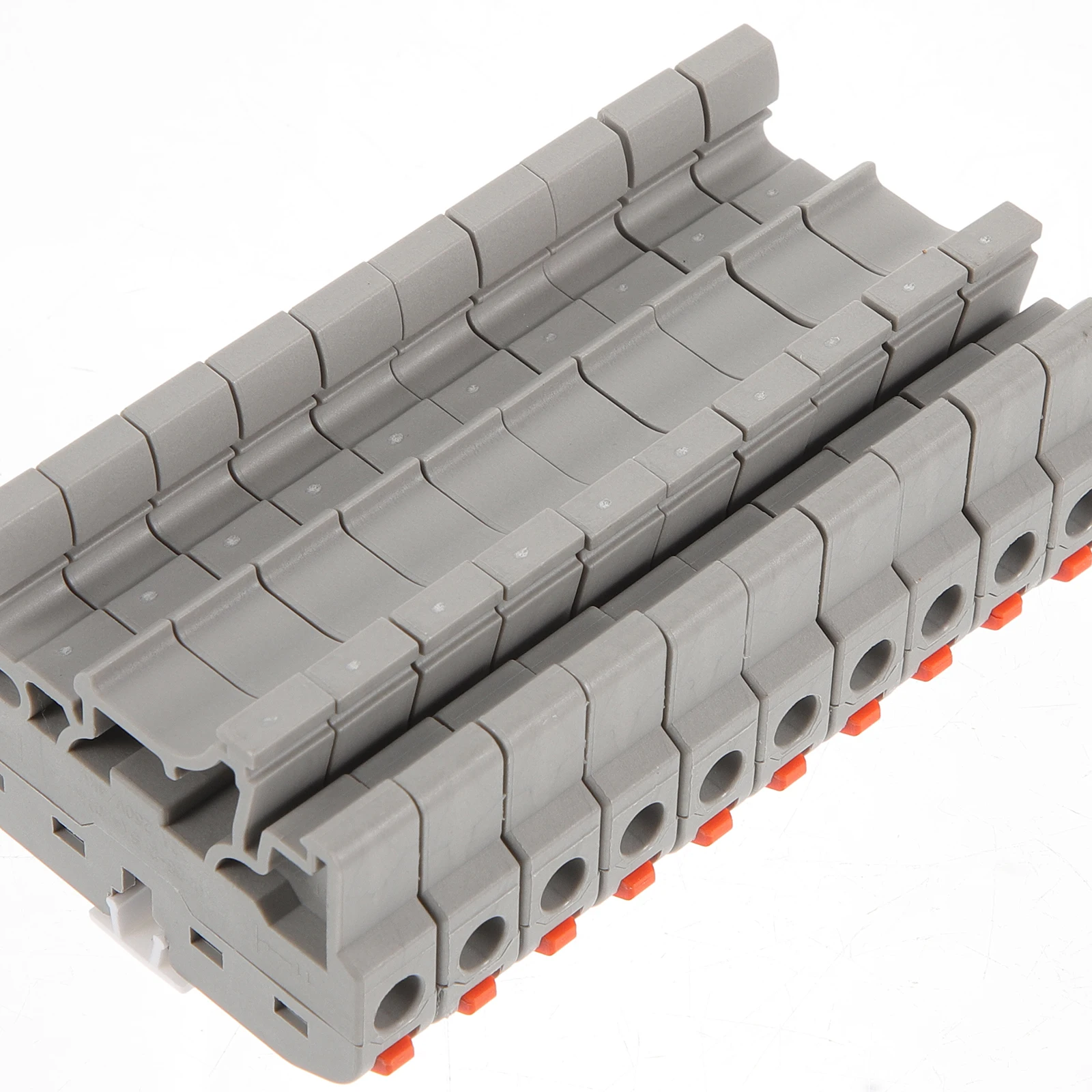 

10 set Din Rail Terminal Block Electrical Screw Terminal Block Wire Connector Quick Connect Lever Connector For Distribution