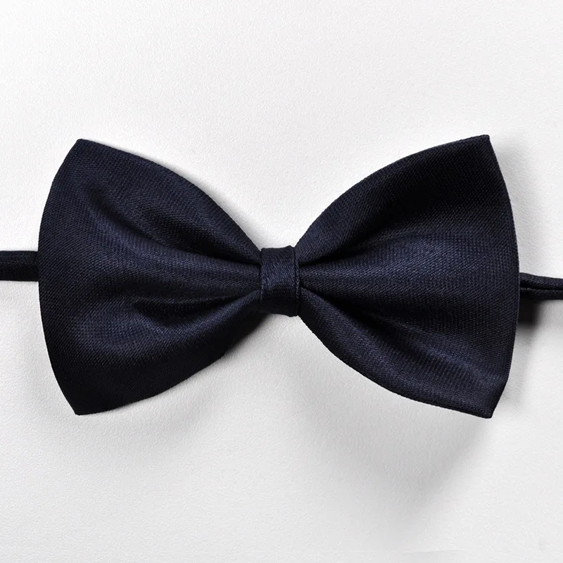 Men Adult Bow tie Solid Color Classic Fashion Wedding Party Formal Gift Multicolor Adjust Neck Bow Tie