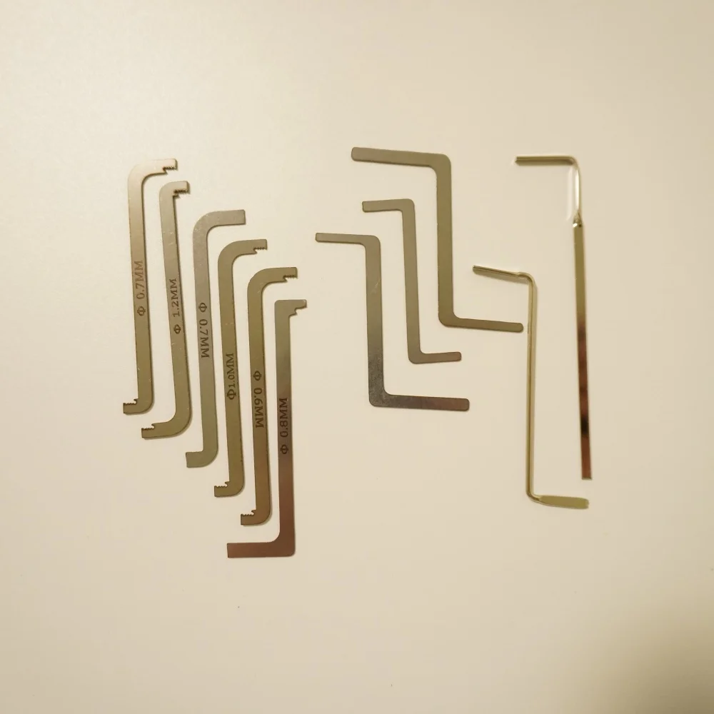 

11pcs Practical Locksmith Tool Kit Replacement Turning Tool Lock Tension Wrench Tools