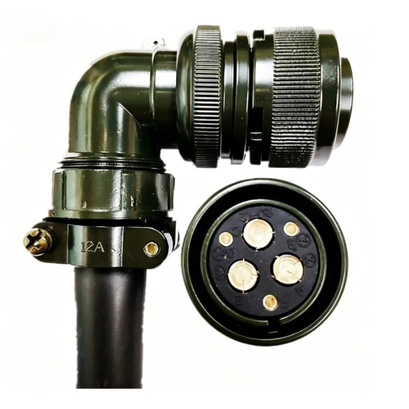 6 Pin Industrial Circular Connector 20‑22S Servo Motor Encoder Socket Compatible DDK Robot