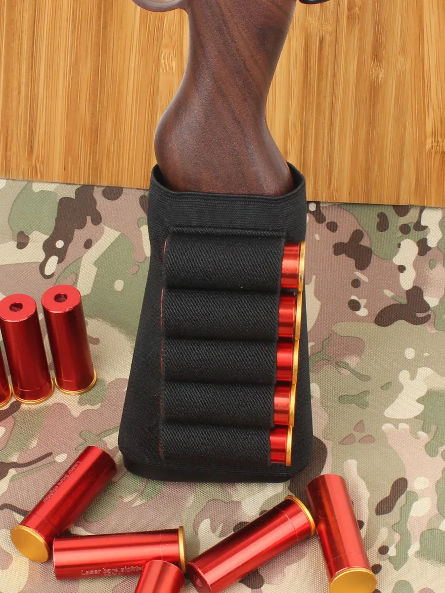 Kosibate 5/8/14 Rounds Molle Bullet Shell Holder Cartridge Carrier Gun Hunting Gear