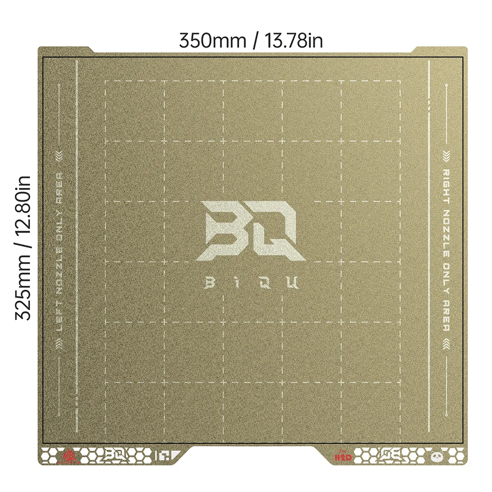 BIGTREETECH Panda Bouwplaat CryoGrip Pro Sheet Spring Steel 3D Printer Onderdelen Voor Bambu Lab H2D H2S 3D Printer