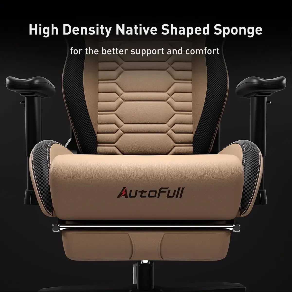 AutoFull C3 Gaming Chair Office Chair PC Chair with Ergonomics Lumbar Support, Racing Style PU Leather High Back Adjustable Swiv