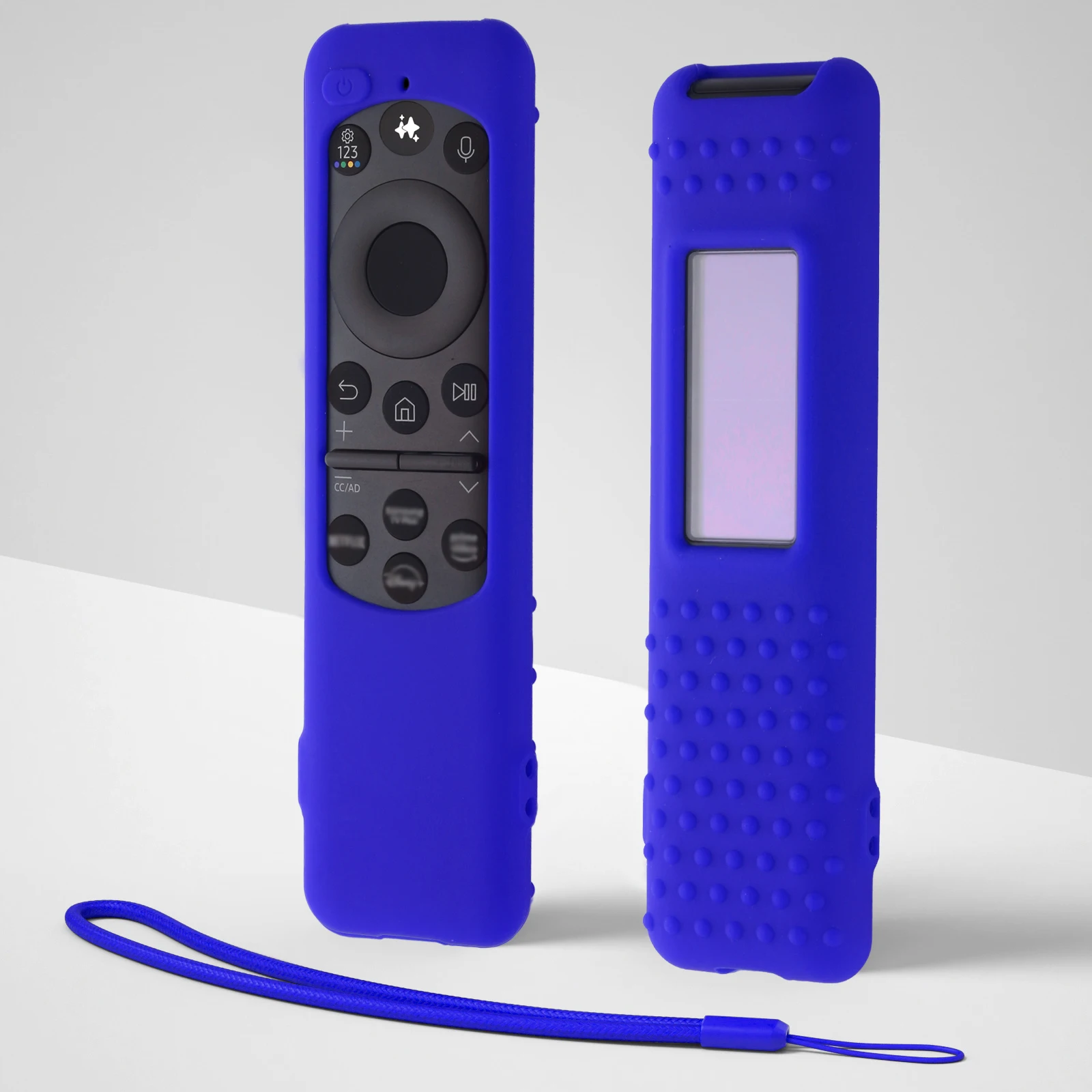 Silicone case with large opening window for Samsung TM2560E Remote Control Compatible with BN59-01432A BN59-01432J BN59-01455A