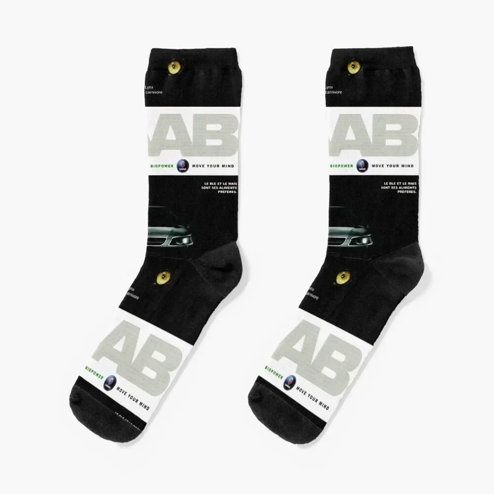 

SAAB 9-5 Socks aesthetic with print bright garter Socks For Girls Men's