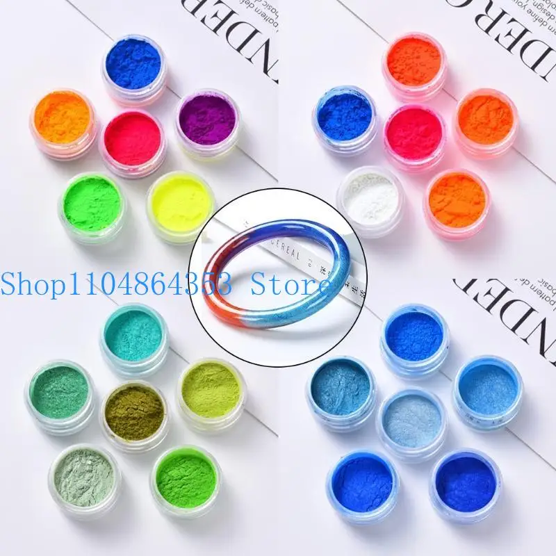 

652F DIY ювелирные изделия эпоксидная смола краситель жемчужный пигмент мыло для ванны изготовление свечей красители пигмент