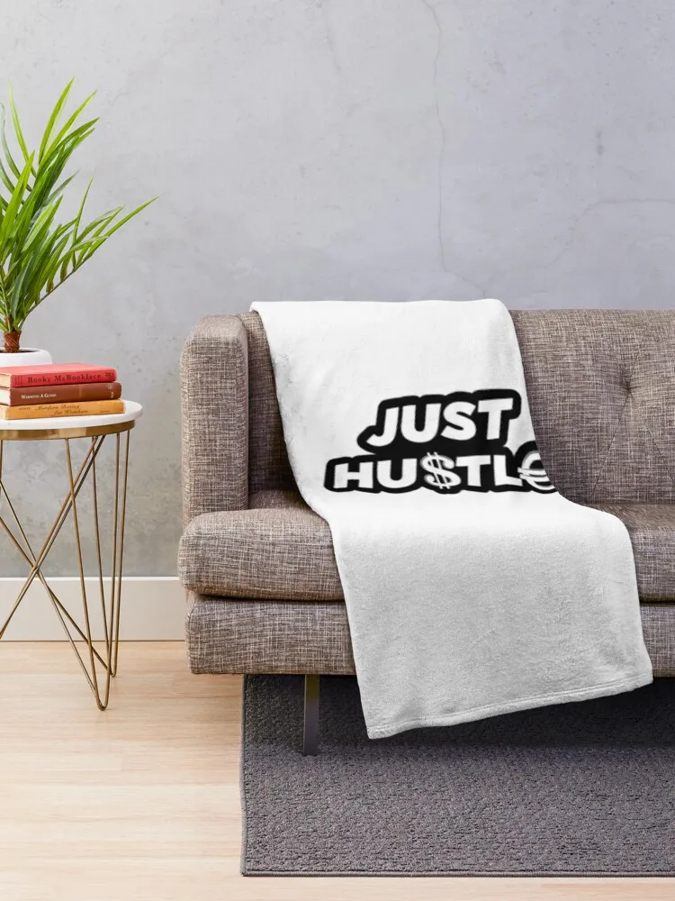 Just Hustle Throw Blanket Luxury bed plaid Blankets