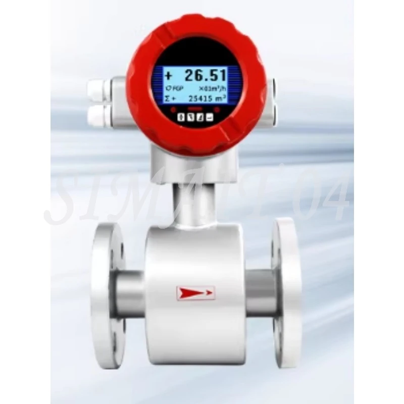 For Wastewater Measurement DN25 40 Magnetic Flow Meter Electromagnetic Flowmeters RS485 Corrosive Liquid