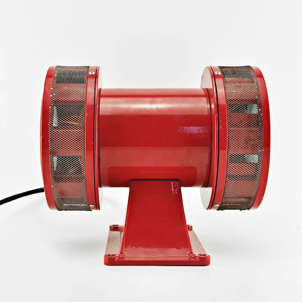 MS-690 double-headed motor alarm wind screw alarm high-power two-way air defense mining high decibel alarm 220v