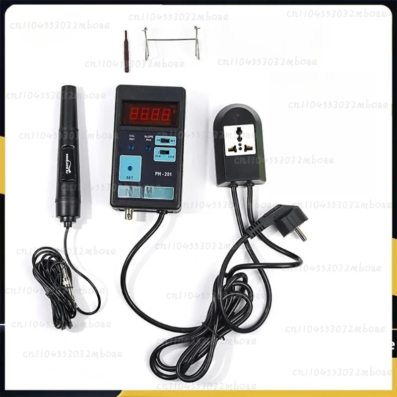 PH CO2 Display Controller Meter for Aquarium Fish Tank 0.00-14.00 pH Range with Switched Socket AC 100-240V