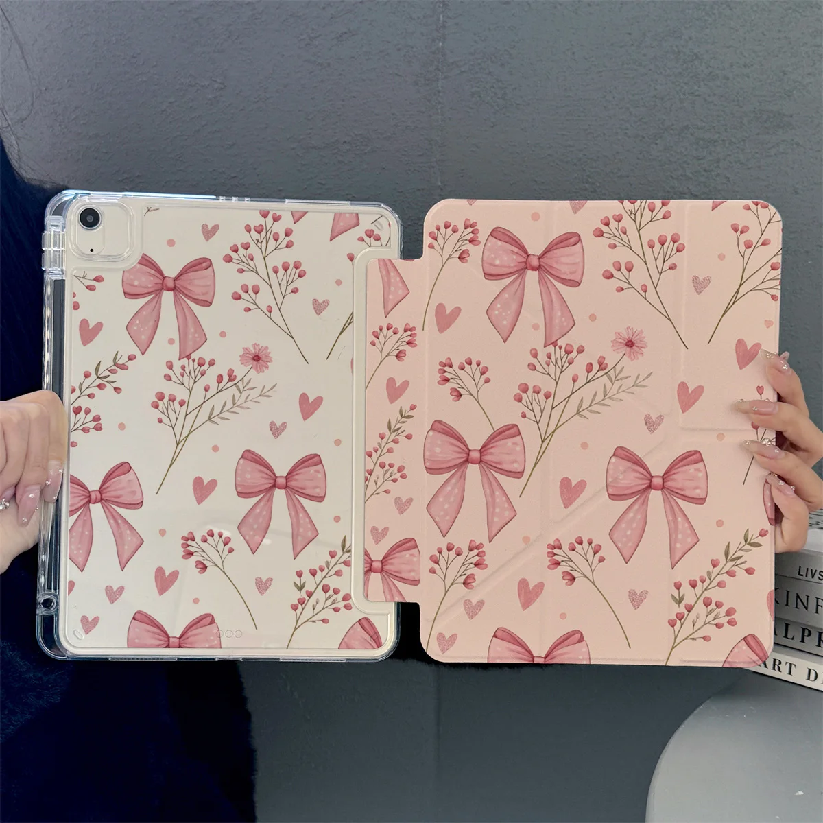 

Чехол для iPad, Smart Case, совместимый с iPad Air 6, Air 5,4, и совместим с iPad 10. — совместим с iPad Pro 2024.