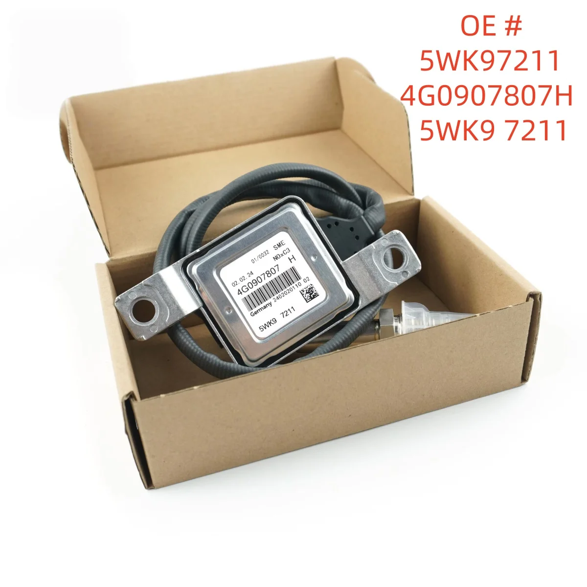  High quality New 5WK97211 4G0907807H  5WK9 7211  Nox Sensor for Audi A6  A7  4G 3.0TD Quattro Diesel