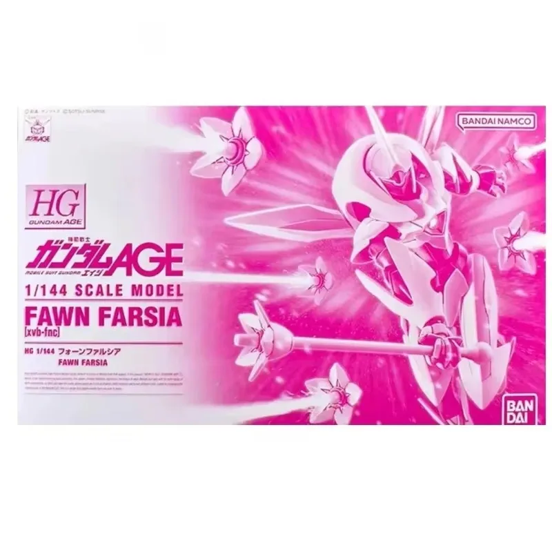 Op voorraad Echte Bandai Gundam Model Kits HG 1/144 Anime Figuren FAWN FARSIA Xvb-fnc SCHAALMODEL Actiemodel Speelgoed Cadeau