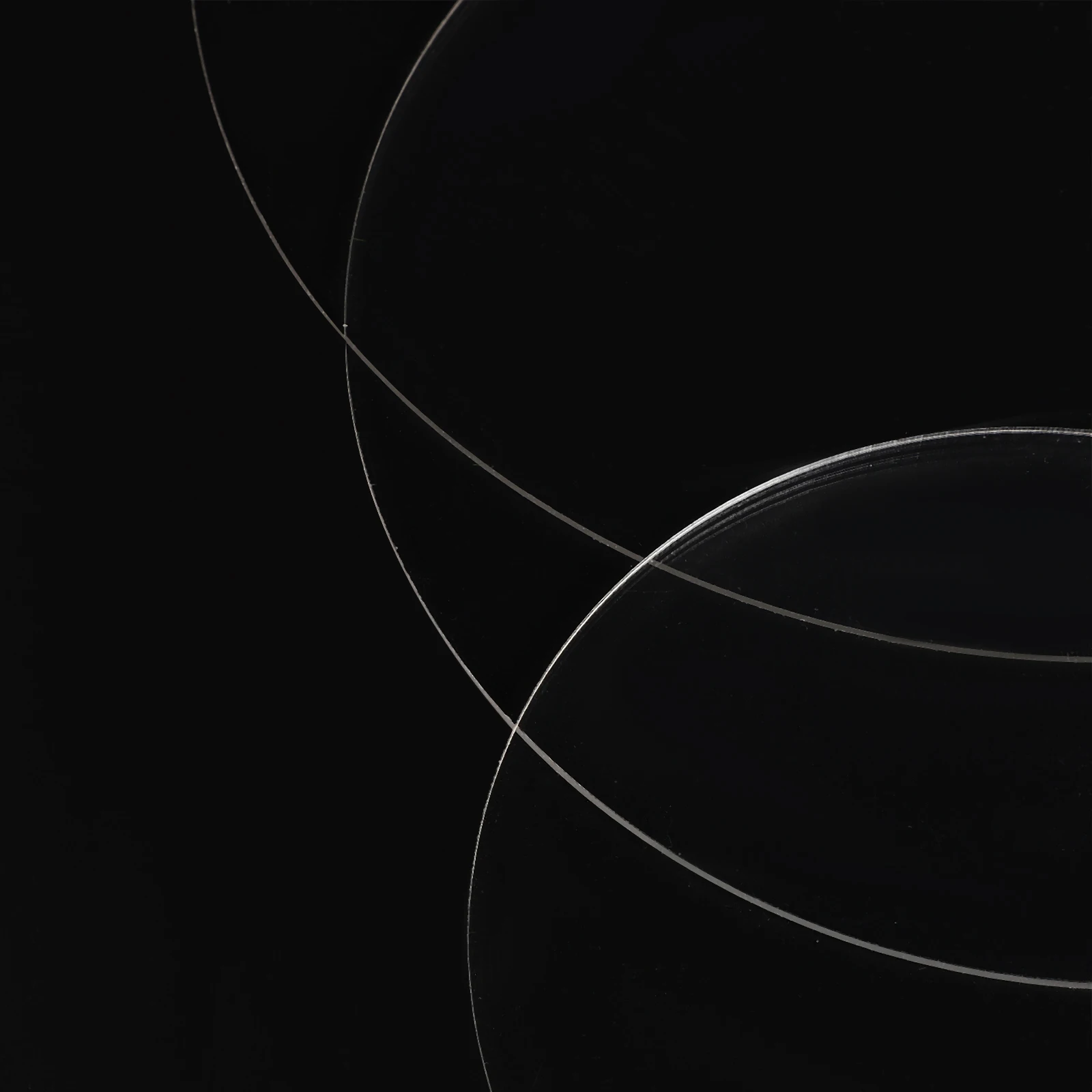 

3pcs Round Acrylic Cake Display Boards Transparent Panels For Dessert Trays Baking Storage Tiered Stands Grease Proof Compact