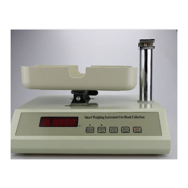 blood bag shaker collection monitor for Blood center use electronic blood volume control weighing scale