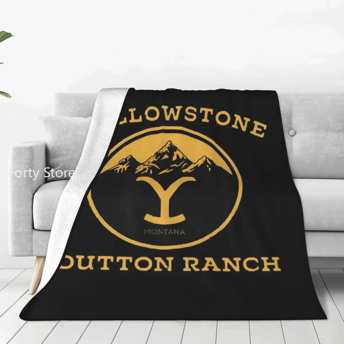 

Y-Yellowstones Super Soft Blanket D-Dutton Ranchs Logo Camping Throw Blanket Winter Cute Custom Flannel Bedspread Sofa Bed Cover