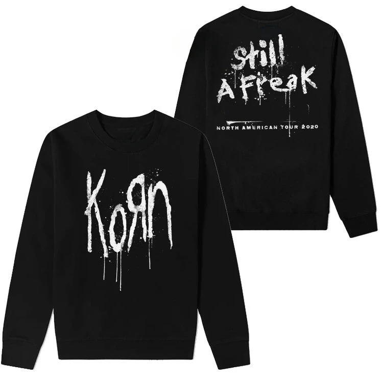 

Свободные толстовки с капюшоном Korn Band Rock Punk для мужчин и женщин