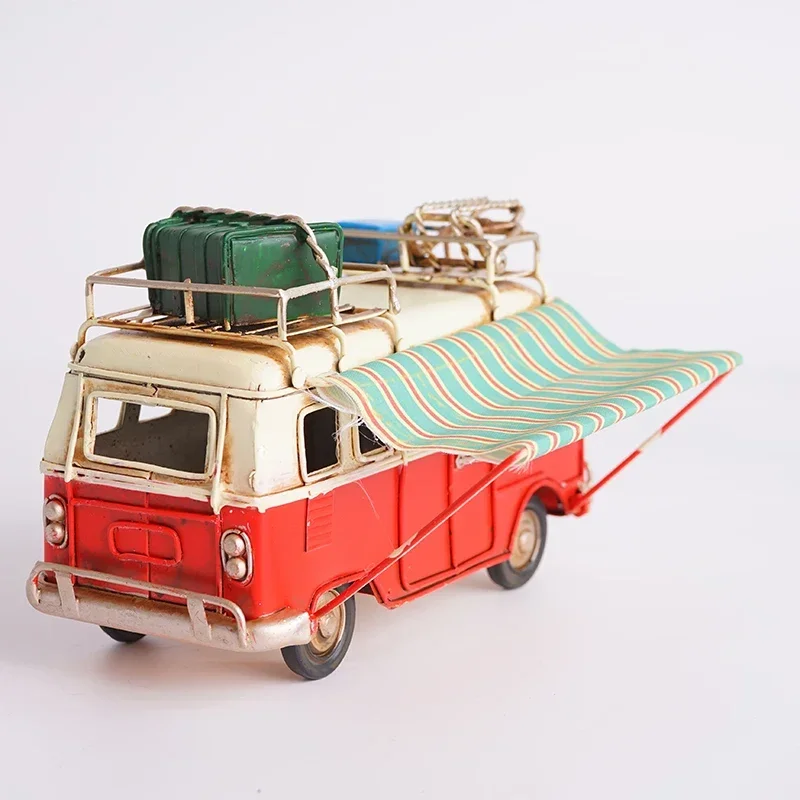 Home Decor for InteriorOrnaments Homeretrotuinkabouterindustrial Decormetal Modeliron Caravan Ornamentscamperbus Model