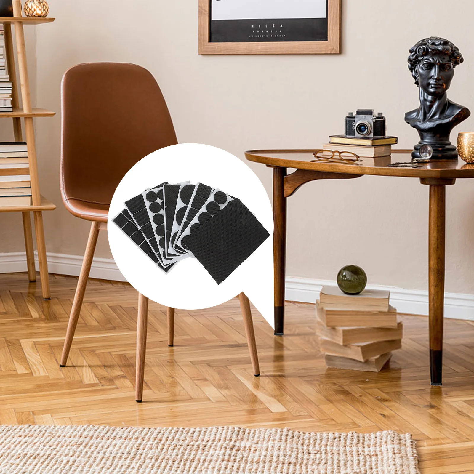 

Anti Skid Furniture Pads For Chair Leg Table Feet Self Adhesive Floor Protectors Non Slip Chair Feet Pads