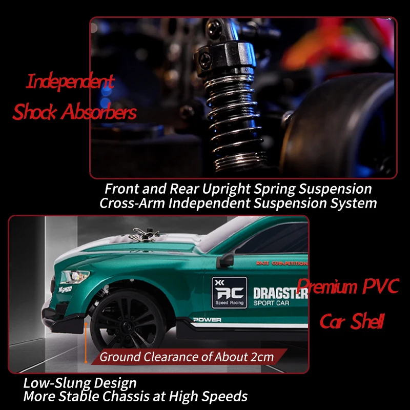 1:14 48 км/ч, полноприводный высокоскоростной внедорожник, радиоуправляемый автомобиль, гоночные автомобили с дистанционным управлением, детские электрические игрушки для детей, подарки