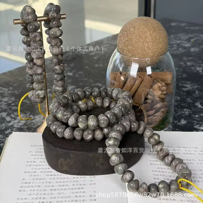 Formless Ever-Changing And Moon Bodhi Beads, Single-Strand Bracelet, Fashionable Accessory,