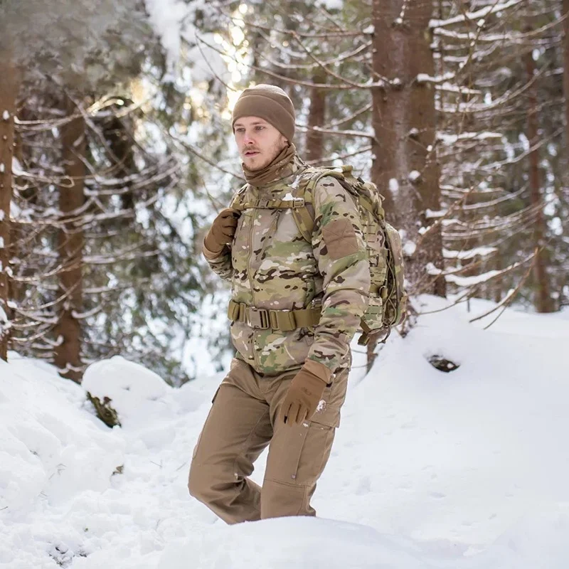 Chaqueta de Algodón Wolfhound para Entrenamiento al Aire Libre y Caza, Forro Interior Ligero Helikon, Impermeable, Aislante, ...