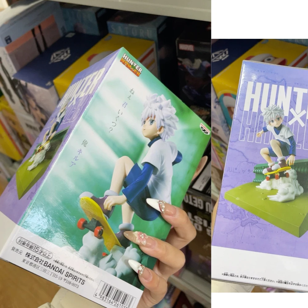 

Banpresto Bandai-HUNTER HUNTER HUNTER Аниме-фигурка, специальная модель Killua, настоящая игрушка в штучной упаковке, записываемая сага, совершенно новая