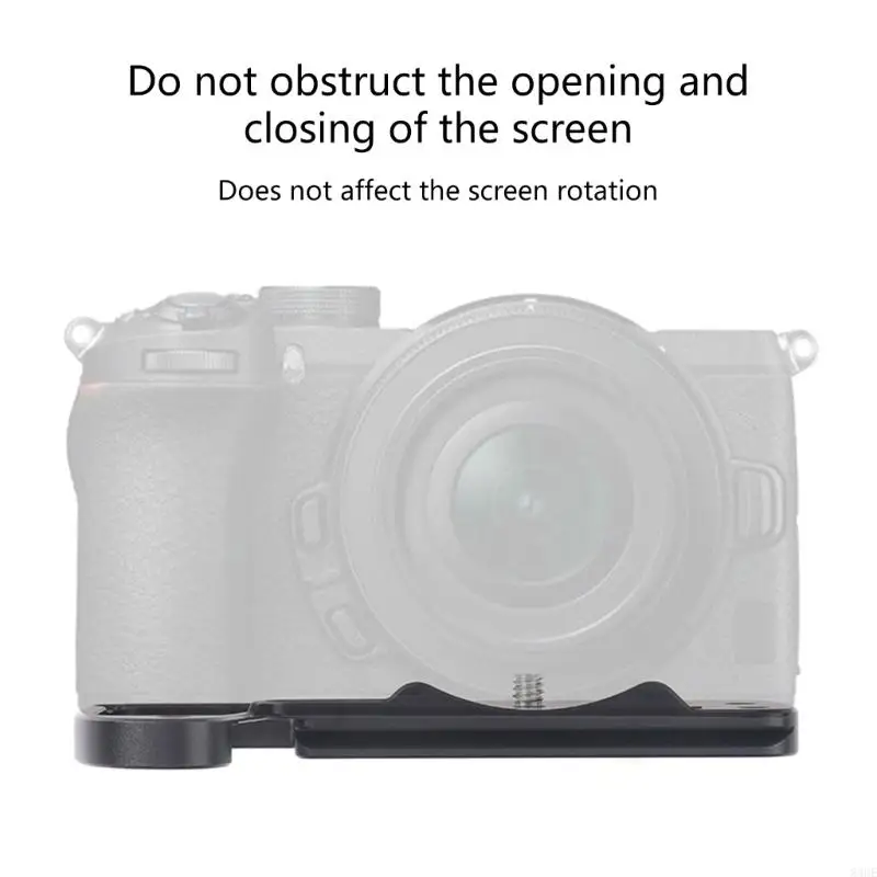 Ergonomic Baseplate for Z30 Camera Bodies Enabling Vertical Shoots Slide Adjustment and Tripods Compatibility 83CE