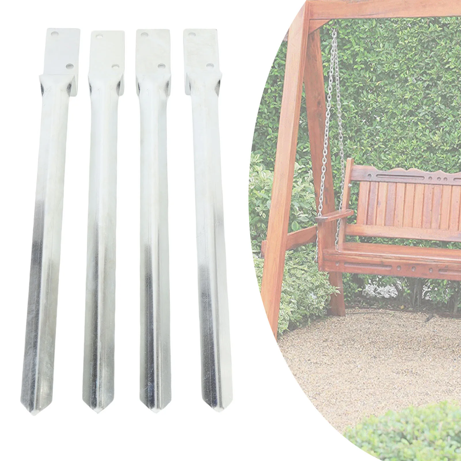 

Fence Post Anchor Galvanized Steel Multifunctional Mailbox Fence Post Spike For Outdoor Swing