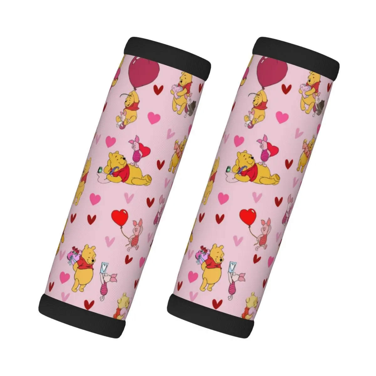 

Custom Winnie The Pooh Luggage Handles Wrap Grips 2 Pcs Handle Grip For Travel Bag Luggage Suitcase Airplane Comfortable