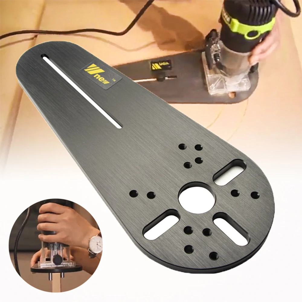 

Circle Cutting Jig for Electric Hand Trimmer Wood Router Bosch Makita Milling Circle Trimming Machine Accessories with Logo