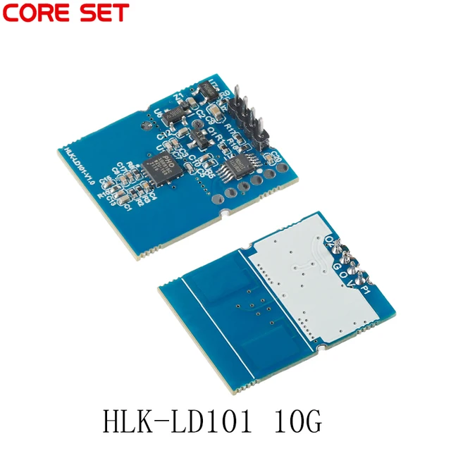 Radar indukcyjny inteligentny przełącznik 10G HLK-LD101 ludzki ruch moduł czujnika ruchu Radar mikrofalowy wykrywanie przełącznika
