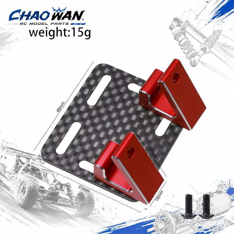 Carbon Fiber ESC V2 Inclined Mount Holder Plate For YOKOMO YD2 1/10 RC Drift Car Electronic Speed Controller Bracket Upgrade Acc