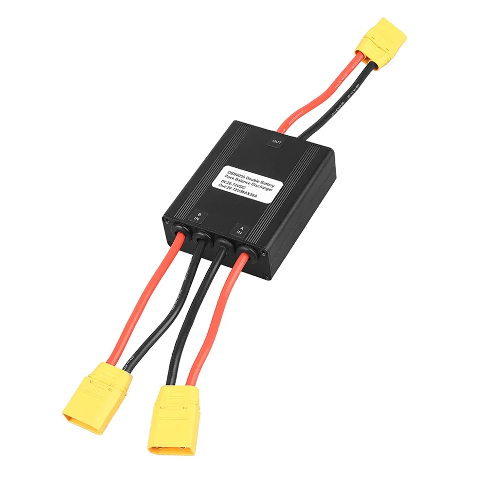 Dual Battery Management 12V-72V Battery Adapter Voltage Regulation Wear-resistant Balanced Discharge Current Management