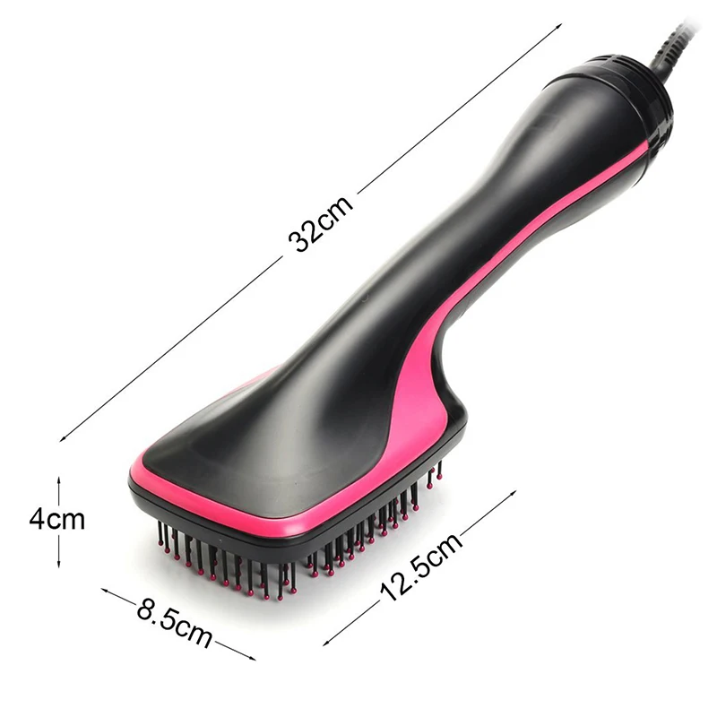 Professional electric comb one-step hot air brush multi-function 2-in-1 negative ion straight hair comb