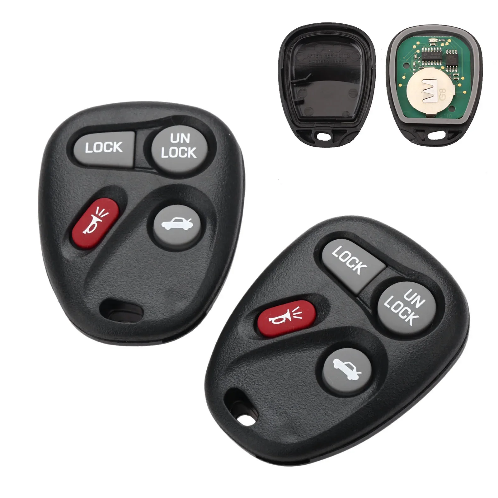 1pc Keyless Entry Remote Control Car Key Fob Replacement for CHEVROLET GMC Part# 16245100-29, 16207901-5, 16245104