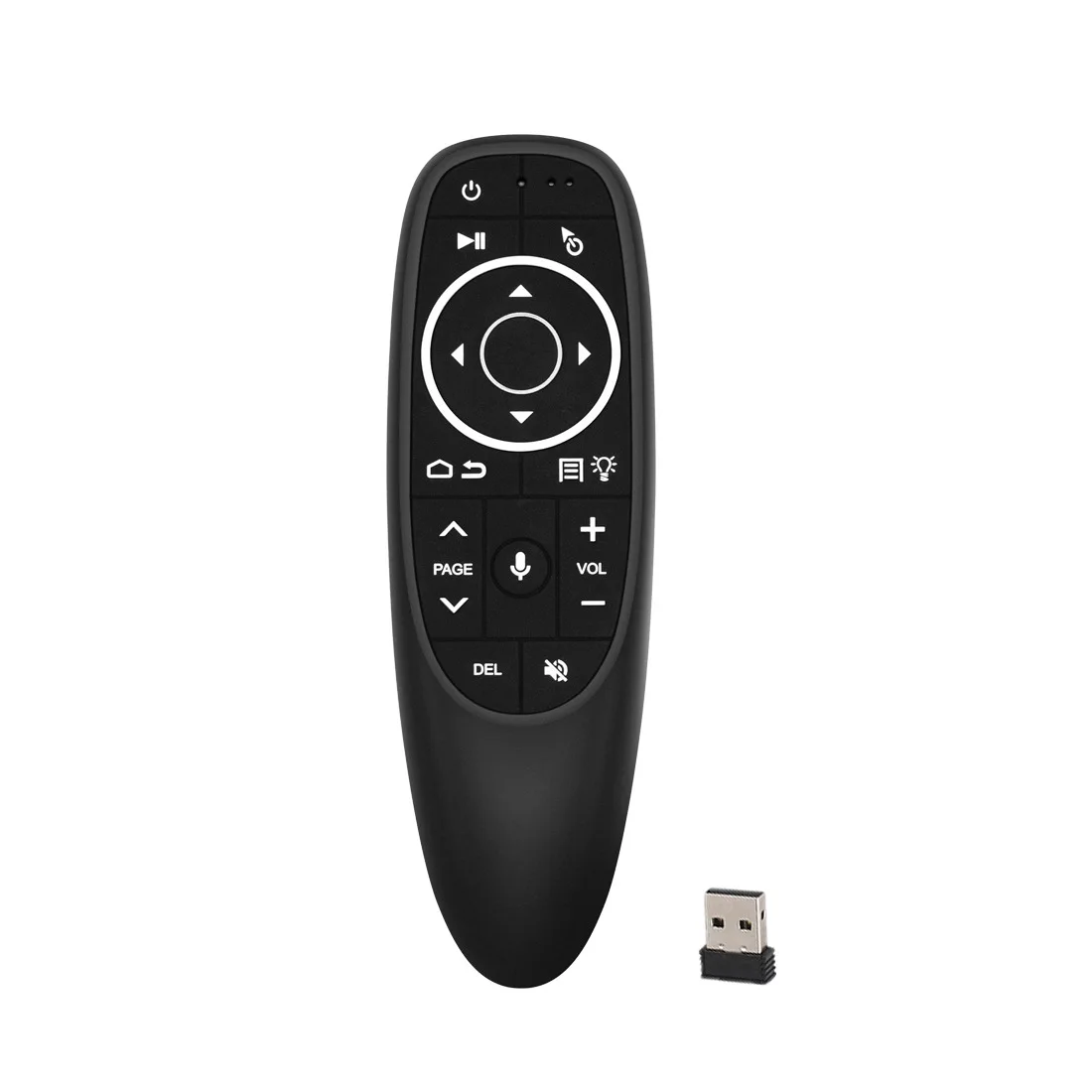 G10S Universal Voice Remote Control 2.4G Wireless Backlit IR Learning with Gyroscope Air Mouse Control for Android TV PC