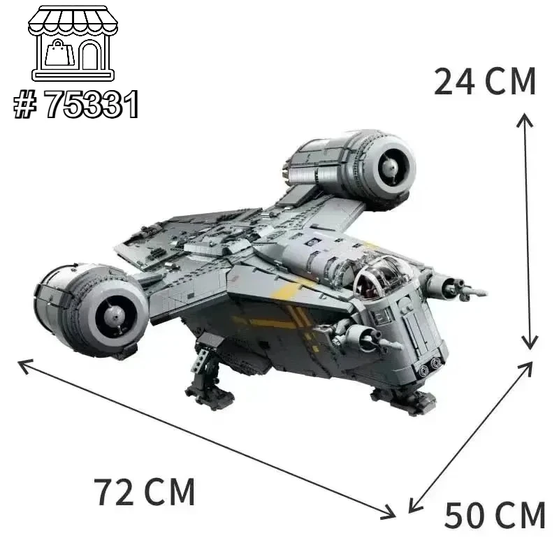 

Конструктор Bandai 6187 деталей MOC 75331 «Большой Рейзор Крест» для детей и взрослых, коллекционное издание, подарок на Рождество