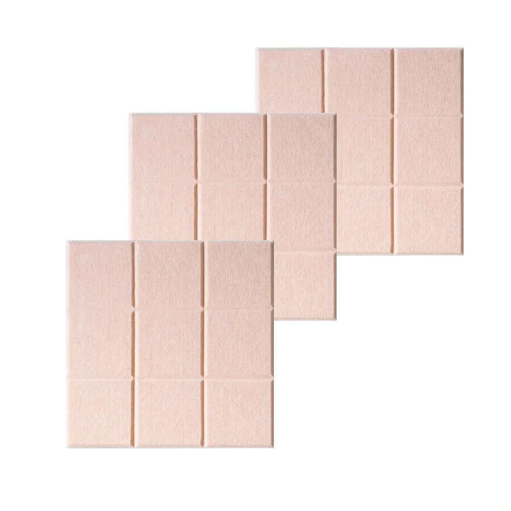 

Набор из 3 фетровых досок для сообщений и фотографий, без сверления, толстые, квадратные, для декора стен дома и офиса, настенные украшения для гостиной