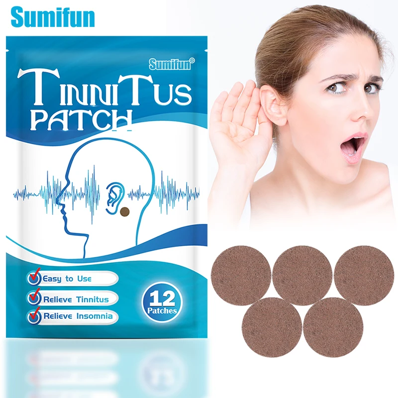 

24-60pcs Tinnitus Relief Treatment Patch Protects The Ears Circulation Blood Relieves Headaches And And Tinnitus Improves Patch